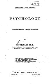 Cover of: Empirical and Rational Psychology: Embracing Cognitions, Feelings, and Volitions by Aaron Schuyler