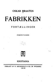 Cover of: Fabrikken: fortaellinger
