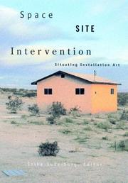 Cover of: Space, Site, Intervention by Editor,Erika Suderburg