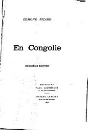 En Congolie by Edmond Picard