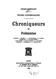 Cover of: Figures contemporaines: chroniqueurs et polémistes ...