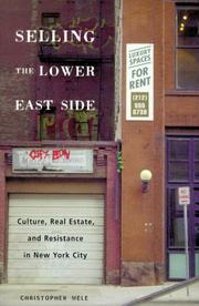 Cover of: Selling the Lower East Side by Christopher Mele