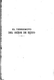 Cover of: El terremoto del señor de mayo