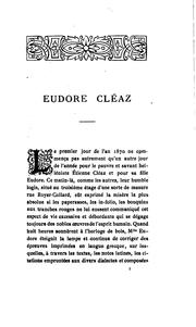 Cover of: Eudore Cléaz: conte du jour de l'an