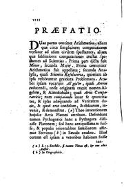 Cover of: Elementa arithmeticae numericae et litteralis exposita a Joanne Cribello ...