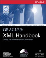 Cover of: Oracle9i XML handbook by Ben Chang