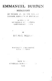 Cover of: Emmanuel Burden, Merchant by Hilaire Belloc