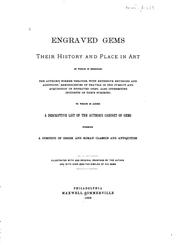 Cover of: Engraved Gems: Their History & an Elaborate View of Their Place in Art ,in ... by Maxwell Sommerville