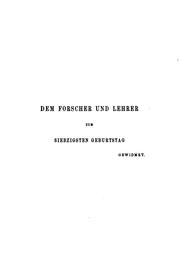 Cover of: Festgaben zu ehren Max Büdinger's von seinen Freunden und Schülern by Max Büdinger