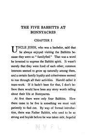 Cover of: The Five Babbitts at Bonnyacres: A Story of Back-to-the-landers
