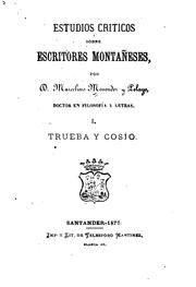 Cover of: Estudios criticos sobre escritores montañeses