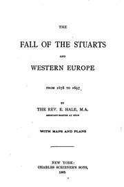 Cover of: The Fall of the Stuarts and Western Europe, from 1678 to 1697