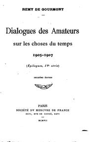 Cover of: Epilogues: réflexions sur la vie