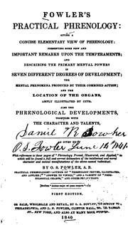 Cover of: Fowler's Practical Phrenology: Giving a Concise Elementary View of Phrenology ...