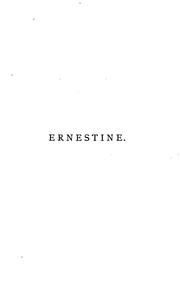 Cover of: Ernestine by Wilhelmine von Hillern