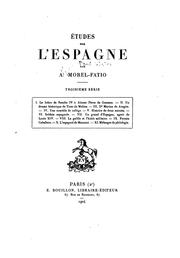 Cover of: Etudes sur lʾEspagne by Alfred Paul Victor Morel-Fatio