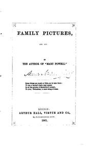 Cover of: Family pictures, by the author of 'Mary Powell'.