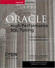 Cover of: Oracle high-performance SQL tuning