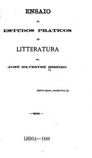 Cover of: Ensaio de estudos práticos de litteratura