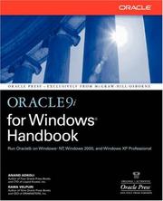 Oracle9i for Windows handbook by Anand Adkoli
