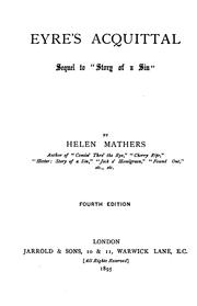 Cover of: Eyre's Acquittal