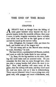 Cover of: The End of the Road: A Novel