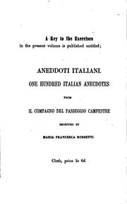 Cover of: Exercises in idiomatic Italian through literal translation from the English