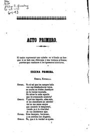 Cover of: El Caballero feudal: Drama original en tres actos y en verso
