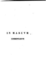 Cover of: Francisci Xaverii Patritii ... In Marcum commentarium