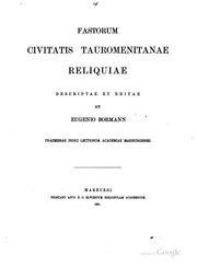 Cover of: Fastorum civitatis Tauromenitanae reliquiae