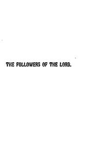 Cover of: The followers of the Lord by John Mason Neale