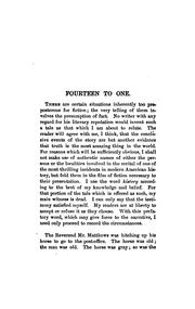 Cover of: Fourteen to One by Elizabeth Stuart Phelps, Elizabeth Stuart Phelps