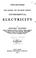 Cover of: Experimental Electricity