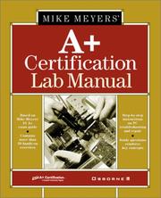 Cover of: Mike Meyers' A+ certification lab manual