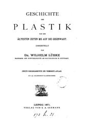 Cover of: Geschichte der Plastik. 2e, durchgearb. u