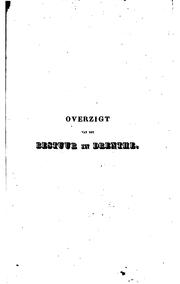 Cover of: Geschiedkundig overzigt van de besturen: die, voor de herstelling van ... by Jean Samuel Magnin, Jean Samuel Magnin