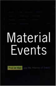 Cover of: Material Events by 