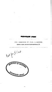 Cover of: Géologie et révélation; ou, Histoire ancienne de la terre by Gerald Molloy