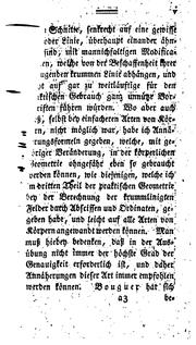 Cover of: Gründlicher und ausführlicher Unterricht zur praktischen Geometrie by Johann Tobias Mayer, Johann Tobias Mayer