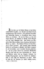 Goethe und die Brüder Grimm by Reinhold Steig