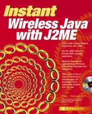Cover of: Instant wireless Java with J2ME by Paul Tremblett