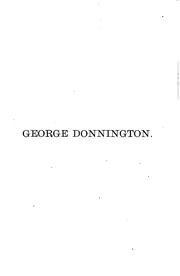 Cover of: George Donnington or In The Bear'd Grip.