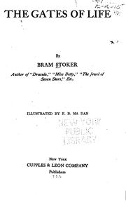 Cover of: The Gates of Life by Bram Stoker