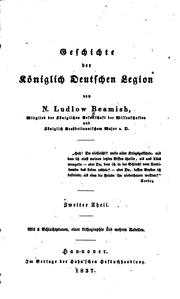 Cover of: Geschichte der koeniglich Deutschen Legion