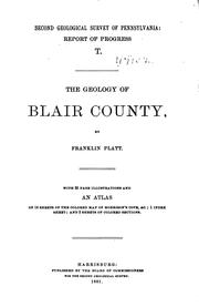 Cover of: The Geology of Blair County