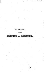 Cover of: Geschiedkundig overzigt van de besturen: die, voor de herstelling van ... by Jean Samuel Magnin, Jean Samuel Magnin