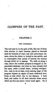 Cover of: Glimpses of the past. By Charlotte Elizabeth