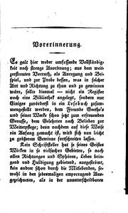 Cover of: Goethe in den Zeugnissen der Mitlebenden: Beilage zu allen Ausgaben von Goethe's Werken. Erste ...