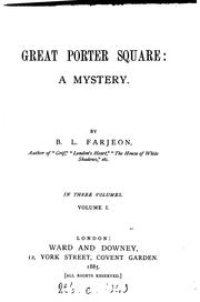 Cover of: Great Porter square