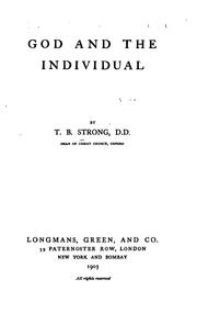 Cover of: God and the Individual